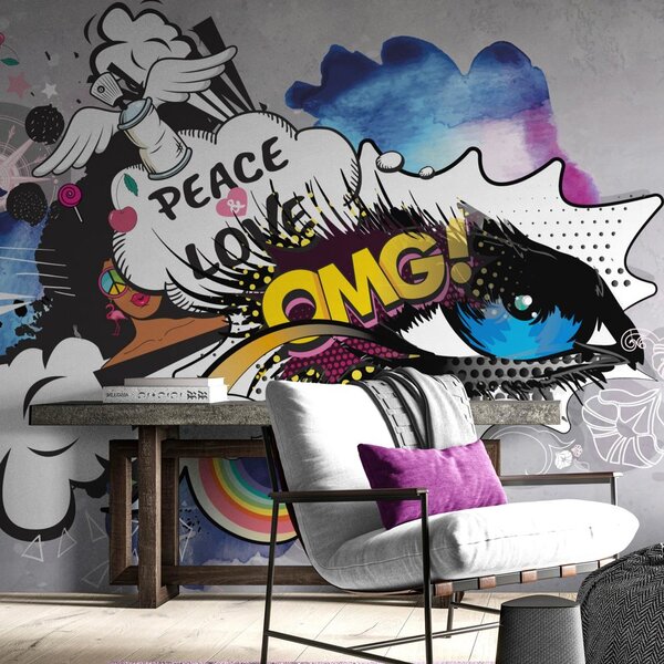 Fotótapéta - Graffiti eye