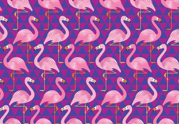 Fotótapéta - Flamingók (152,5x104 cm)
