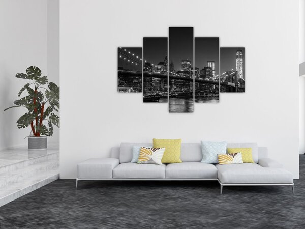 A New York-i Brooklyn-híd képe (150x105 cm)