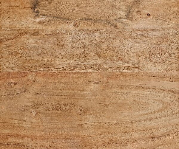 DELIFE TV szekrény Live-Edge 300 cm akác természetes 4 ajtós 2 fiókos lebegő