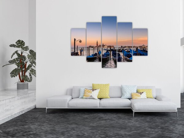 Kép - olasz gondolák (150x105 cm)