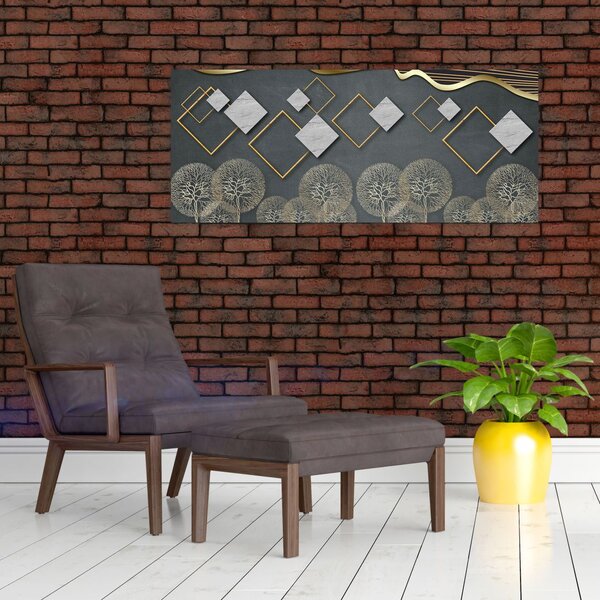 Az absztrakció képe (120x50 cm)