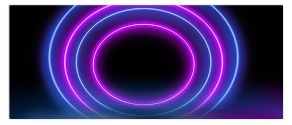 A színes körök képe (120x50 cm)