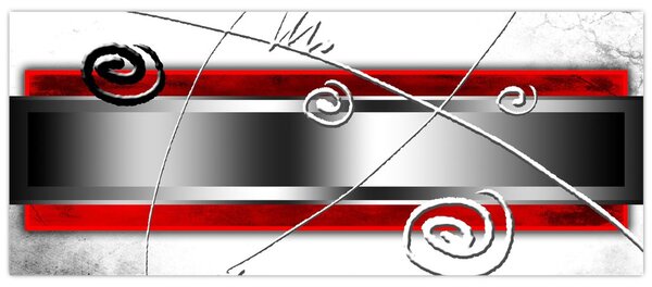 Absztrakt kép (120x50 cm)