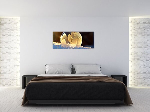 Kép - fagyott buborékok (120x50 cm)
