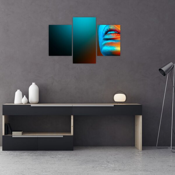 Kép - Csillogó arc (90x60 cm)