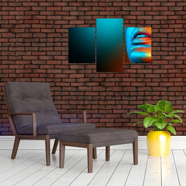 Kép - Csillogó arc (90x60 cm)