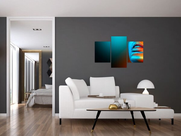 Kép - Csillogó arc (90x60 cm)