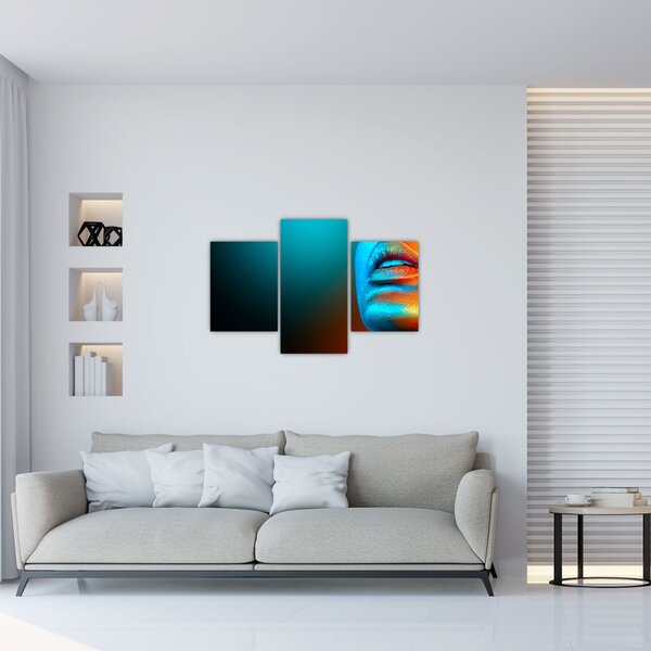 Kép - Csillogó arc (90x60 cm)