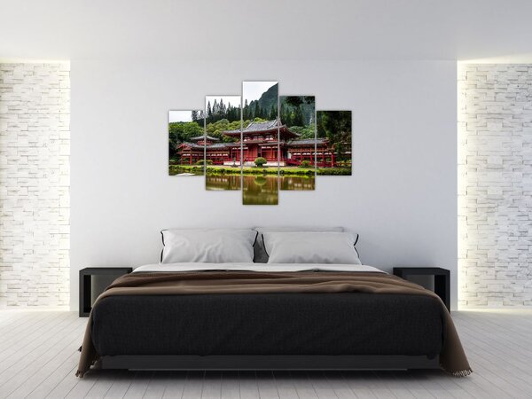 Kép - kínai építészet (150x105 cm)