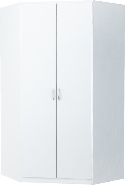 ZORICA sarokszekrény - 106 cm széles, fehér
