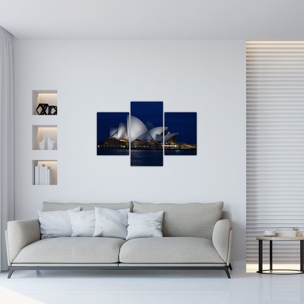 Sydney éjszakai kép (90x60 cm)