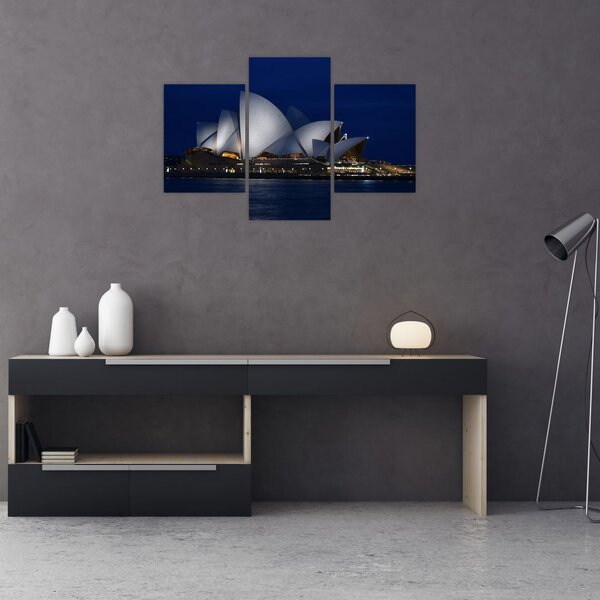 Sydney éjszakai kép (90x60 cm)