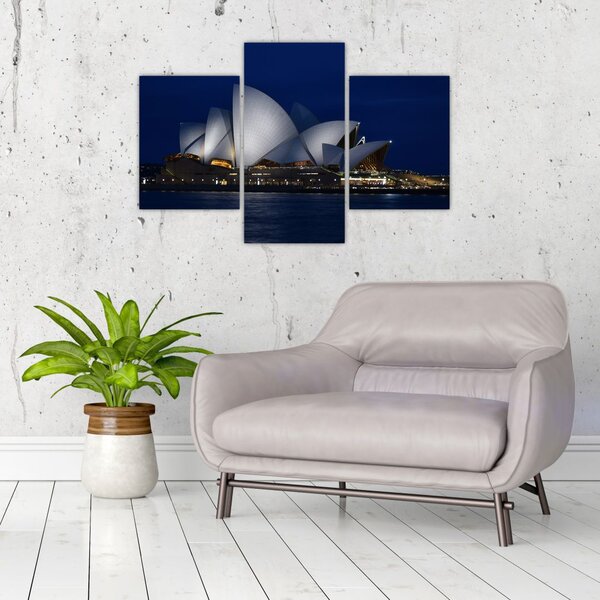 Sydney éjszakai kép (90x60 cm)