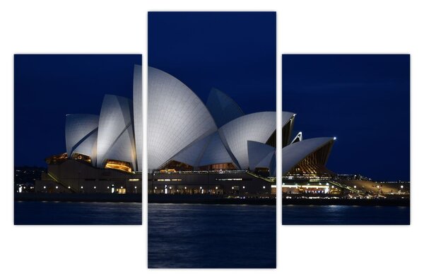 Sydney éjszakai kép (90x60 cm)