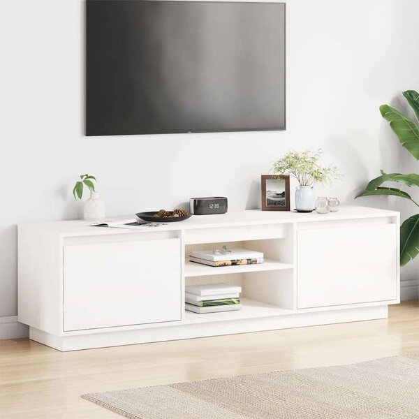 VidaXL Fehér Fenyőfa TV-szekrény - 140x35x40 cm