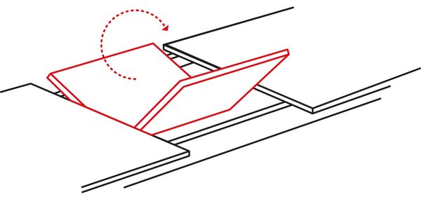 ORFEUS kihúzható étkezőasztal - sötét diófa