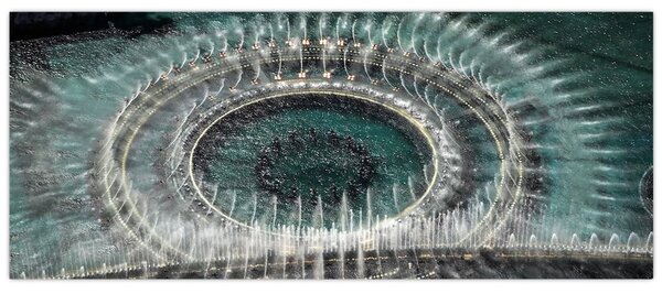 Szökőkút képe (120x50 cm)