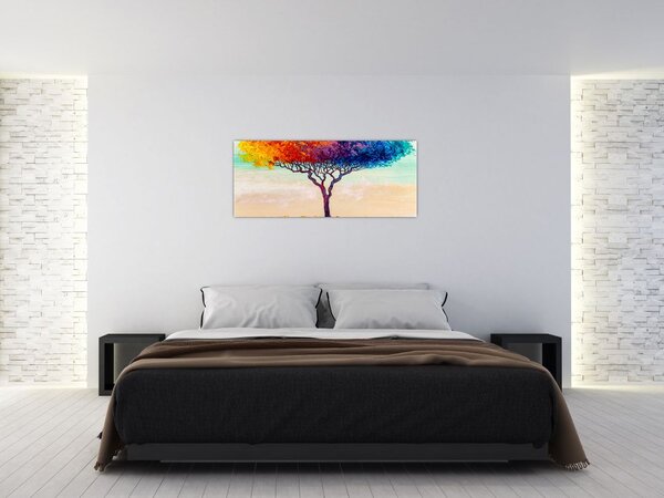 Egy festett fa képe (120x50 cm)