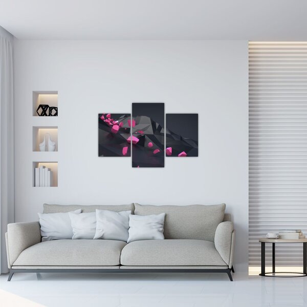 A 3D absztrakció képe (90x60 cm)