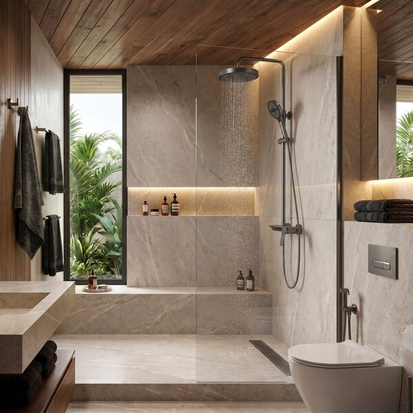Rea Vision, zuhanyszett, grafit, REA-P9666