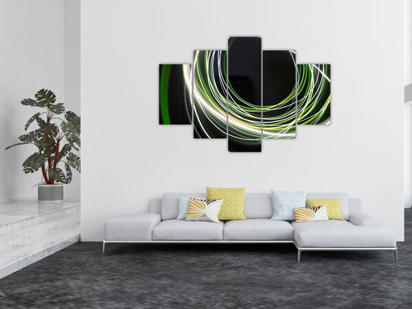 Kép zöld vonalak (150x105 cm)