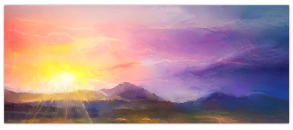 Kép - Hajnalban (120x50 cm)