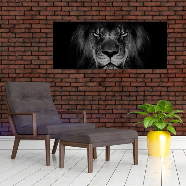 Kép - Az oroszlán és felsége (120x50 cm)