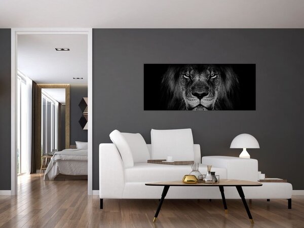 Kép - Az oroszlán és felsége (120x50 cm)
