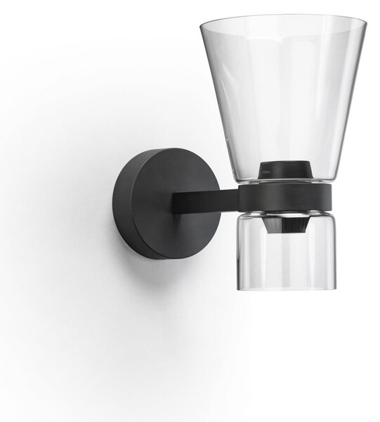Fali Lámpa FLOS, Nocturne Cone, dimmable, Átlátszó, Nappali, Alumínium, Dizájn