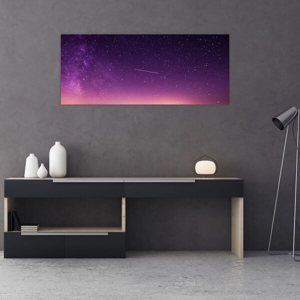Ég képe hullócsillagokkal (120x50 cm)