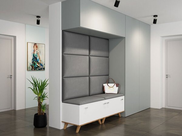 PAG kárpitozott falpanel 70x40 - szürke