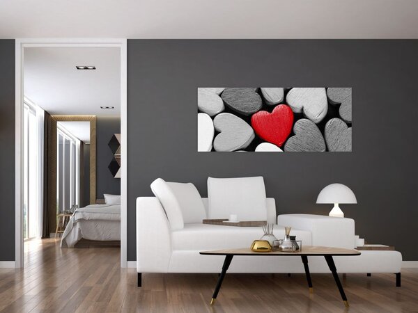A fa szívék képe (120x50 cm)