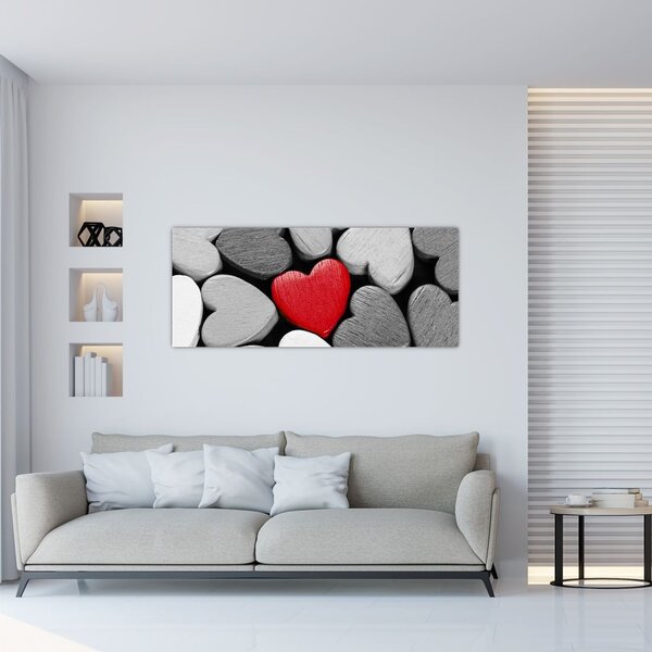 A fa szívék képe (120x50 cm)