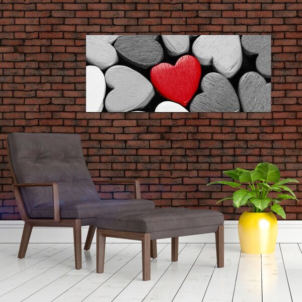 A fa szívék képe (120x50 cm)