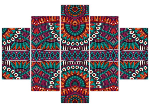 A díszítő absztrakció képe (150x105 cm)