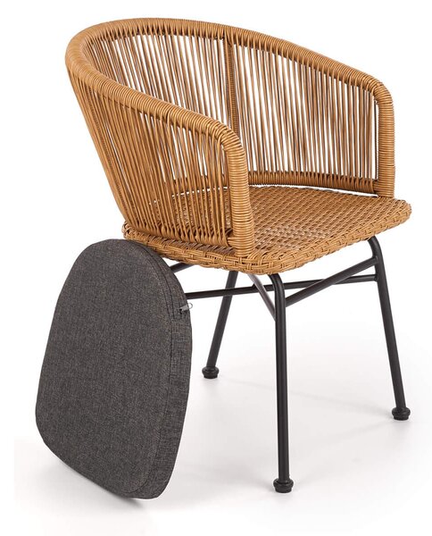 Rattan kerti fotel K400