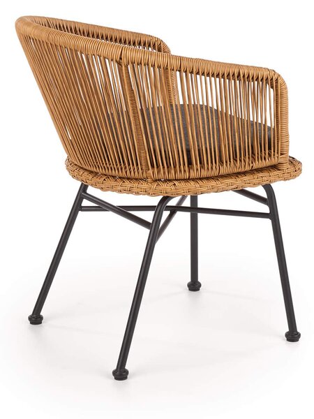 Rattan kerti fotel K400