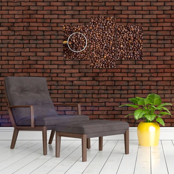 Kép - kávé szemek (90x60 cm)