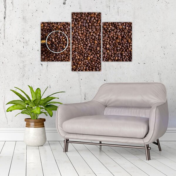 Kép - kávé szemek (90x60 cm)