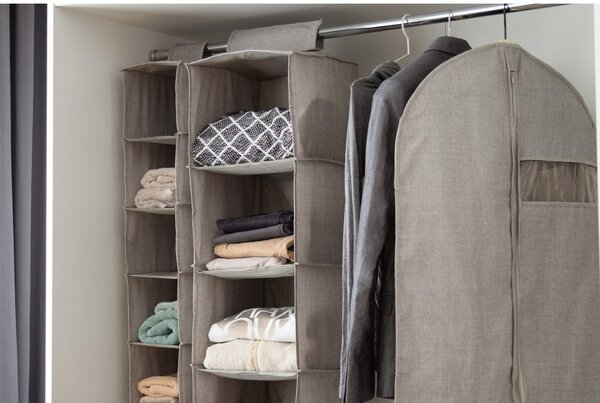 Függő textil gardrób rendszerező Oxford – Compactor