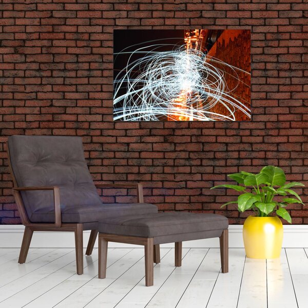A fényhullámok képe (90x60 cm)
