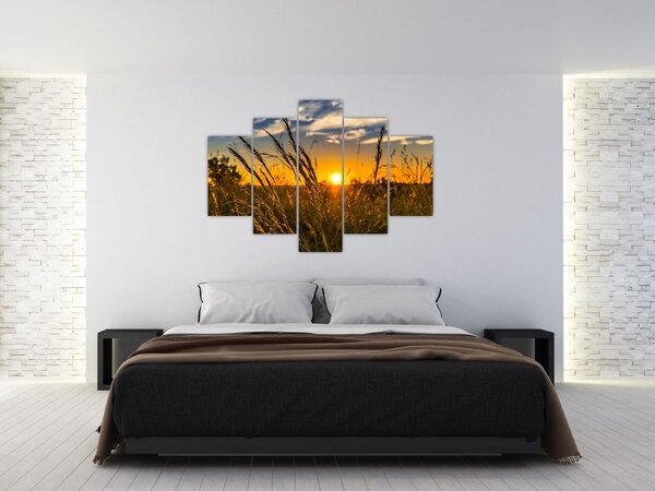 A mező naplementekor képe (150x105 cm)
