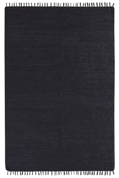 Fekete jutaszőnyeg 200 x 300 cm SINANKOY
