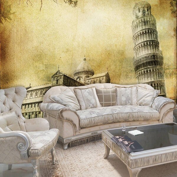 Fotótapéta - Vintage Art Pisa (152,5x104 cm)