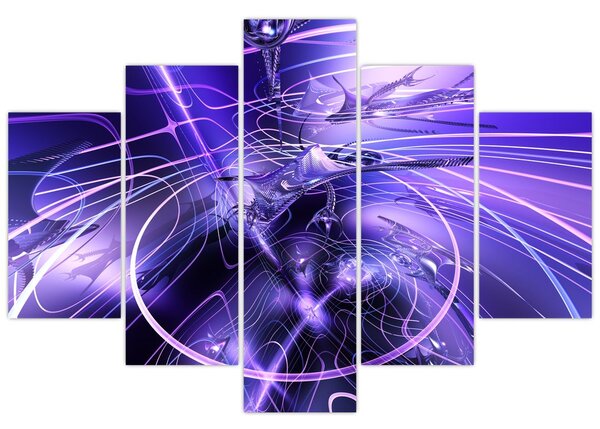 A technikai absztrakció képe (150x105 cm)