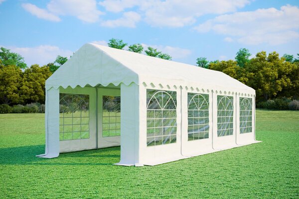 Party sátor 3x8 m STANDARD - tűzálló szín fehér