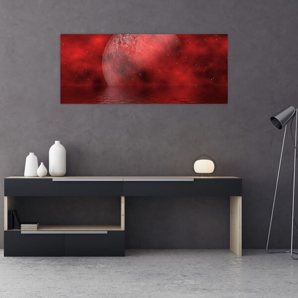 Kép - Hold a felszínen (120x50 cm)