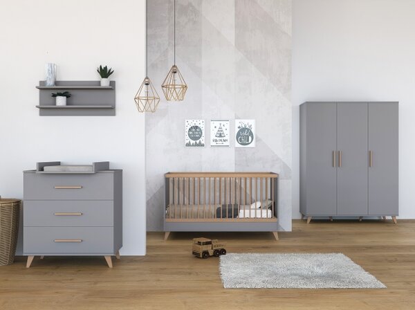 Flip grey oak babaszoba szett 1