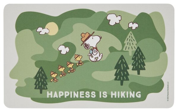 PEANUTS reggeliző deszka, 'Happiness is hiking'